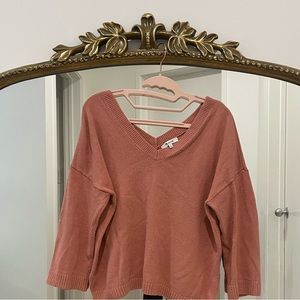 Madewell blush pink sweater